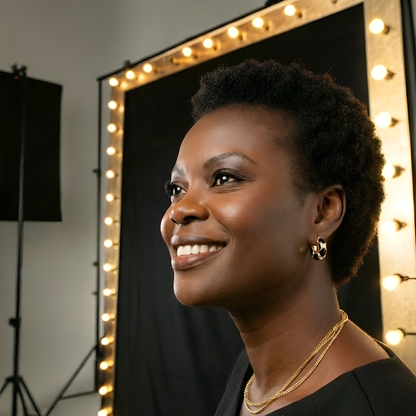 Eclipse Hoops - Black Enamel & Gold Irregular Drip Earrings